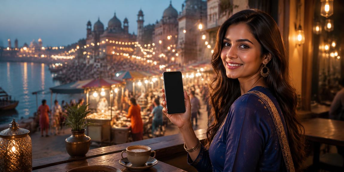 Night market with cricket betting activities in India